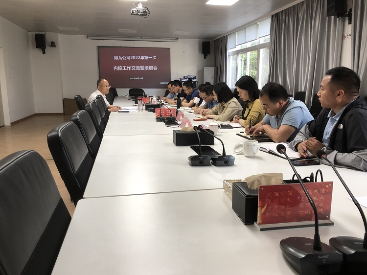 绵九公司召开2022年第一次内控工作交流暨培训会.JPG